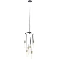 Laguna 6-Light Pendant Light - Black, Iron