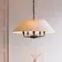 Lahaina 5 Light Fabric Pendant Ceiling Light - Black