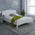 Lakeland King Size Bed Frame - White, Wood
