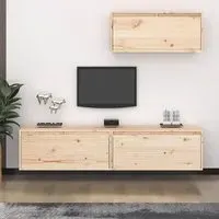 Laken Entertainment Unit - Natural, Pinewood