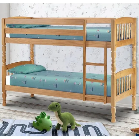 Lakyle Wide Bunk Bed - Antique, Pine image