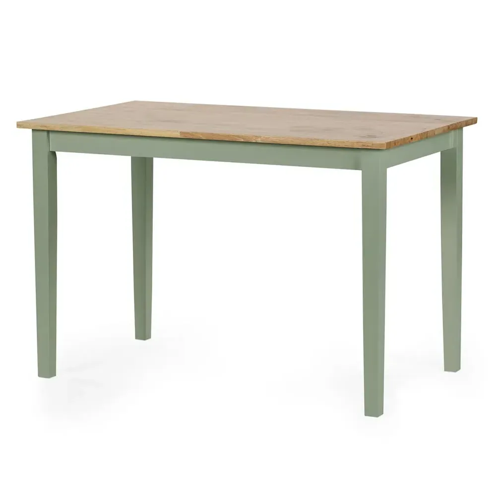Lamar Rectangular Dining Table - Green, Wood