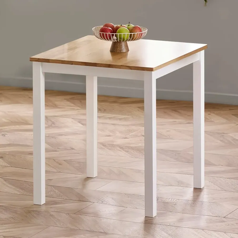 Lamar Square Dining Table - White, Wood image