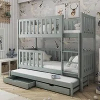 Lampe Bunk Bed with Trundle - Grey