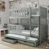 Lampe Bunk Bed with Trundle - Grey