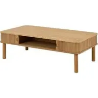 Lampe Coffee Table with Sliding Doors - Oak