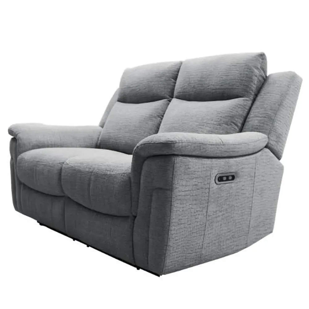 Langley 2-Seater Electric Recliner Sofa - Dove, Fabric
