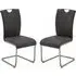 Langley Dining Chairs - Grey, Fabric