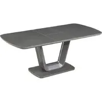 Langley Large Extendable Dining Table - Graphite, Wood