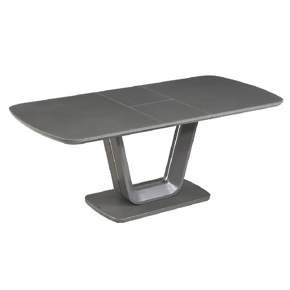 Langley Large Extendable Dining Table - Graphite, Wood