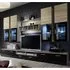 Lansing Entertainment Unit with LED - Black, High Gloss