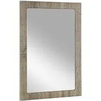 Lansing Wall Mirror - Truffle Oak, MDF