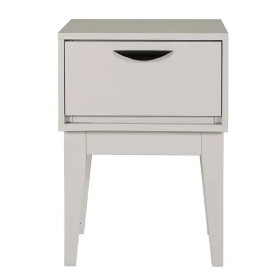 Lanus Bedside Cabinet with 1 Drawer - Taupe