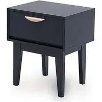 Lanus Bedside Table with 1 Drawer - Blue