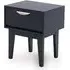 Lanus Bedside Table with 1 Drawer - Blue