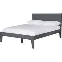 Lanus Double Bed - Dark Grey