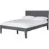 Lanus Double Bed - Dark Grey