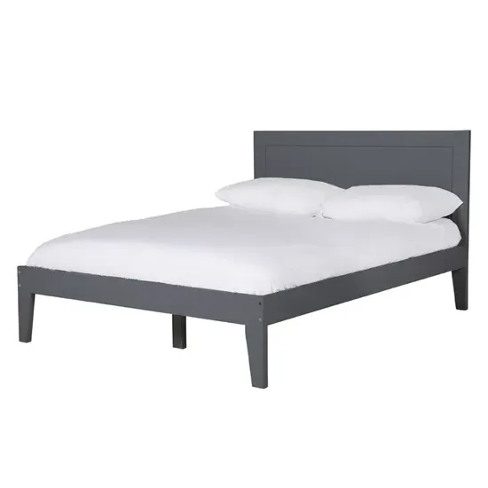 Lanus Double Bed - Dark Grey