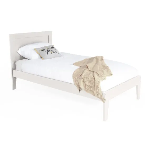 Lanus Single Bed Frame - Taupe, Melamine