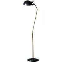 Largo Task Floor Lamp - Black, Brass
