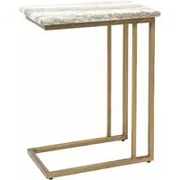 Larnaca Side Table - Green Faux Marble, Glass Fibre Reinforced Concrete alternate view