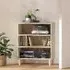Larya 3-Shelf Bookcase - Sonoma Oak, Eucalyptus Wood