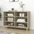 Larya 6-Shelf Bookcase - Sonoma Oak, Eucalyptus Wood
