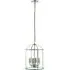 Laughlin 4-Light Pendant Light - Satin Nickel, Clear Glass