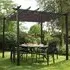 Launton Garden Pergola Canopy - Grey, Aluminium