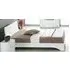 Laura Double Bed with Ventilated Board - White Gloss