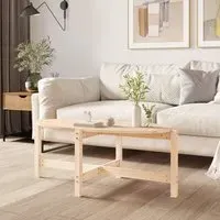 Laurel Coffee Table - Brown, Pine Wood