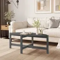 Laurel Coffee Table - Grey, Pine Wood