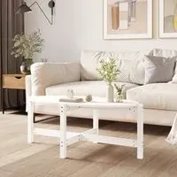 Laurel Coffee Table - White, Pine Wood