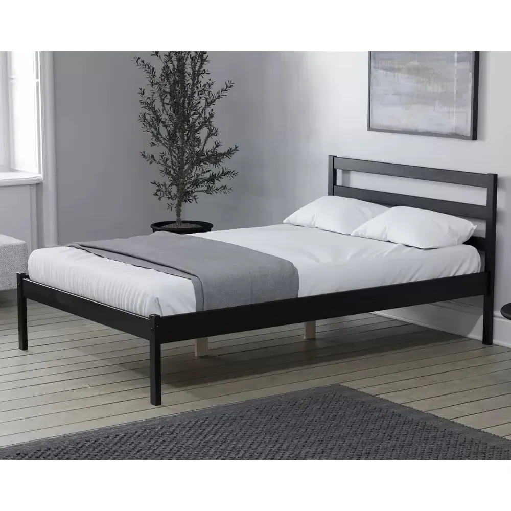 Laurel Double Bed Frame - Black image