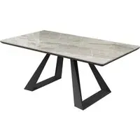 Laval Ceramic Glass Coffee Table - Grey