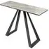 Laval Ceramic Glass Console Table - Grey