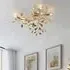 Laveen 6 Light Floral Flush Ceiling Light - Gold, Metal