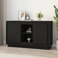 Lavelo Sideboard with 2 Doors - Black, Engineered Wood