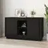 Lavelo Sideboard with 2 Doors - Black, Engineered Wood