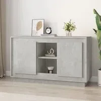Lavelo Sideboard with 2 Doors - Concrete Effect, Engineered Wood
