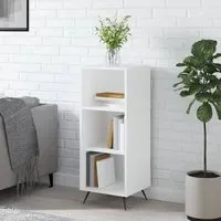 Lavey Wooden Shelving Unit with 2 Shelves - White