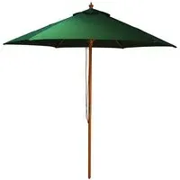 Lavi Round 2.5M Parasol with Wood Pulley - Green alternate view