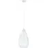 Lavish Teardrop Pendant Light - White, Iron