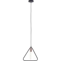 Lavish Triangular Pendant Light - Black, Iron