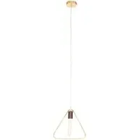Lavish Triangular Pendant Light - Gold, Iron