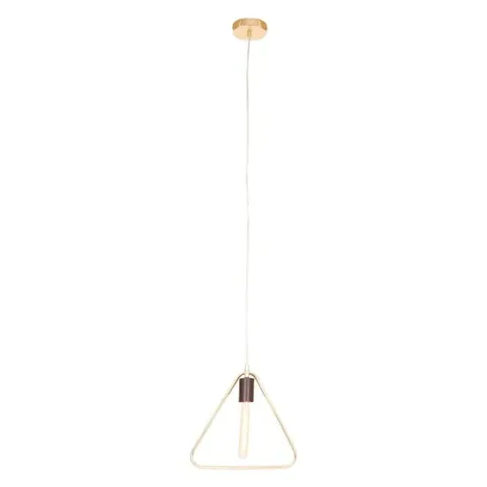 Lavish Triangular Pendant Light - Gold, Iron
