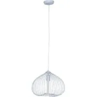 Lavish Triangular Pendant Light - Silver, Iron