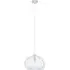 Lavish Triangular Pendant Light - White, Iron
