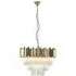 Lawton Small Chandelier Ceiling Light - Silver, Glass
