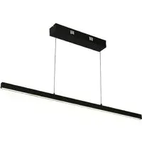 Layla Round Pendant Light - Black, Opal Acrylic